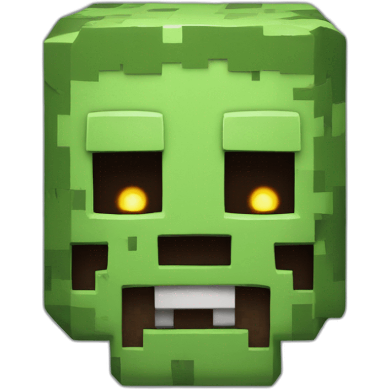 minecraft zombie head emoji emoji