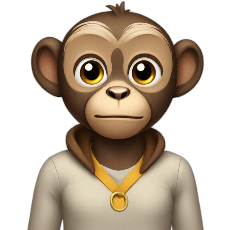 sassy little monkey emoji