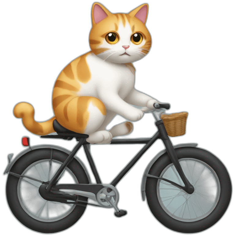 Cat bike emoji