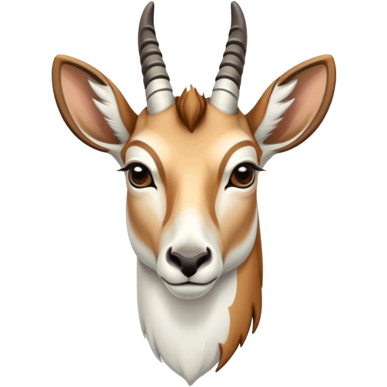 ethereal and spiritual white pronghorn emoji