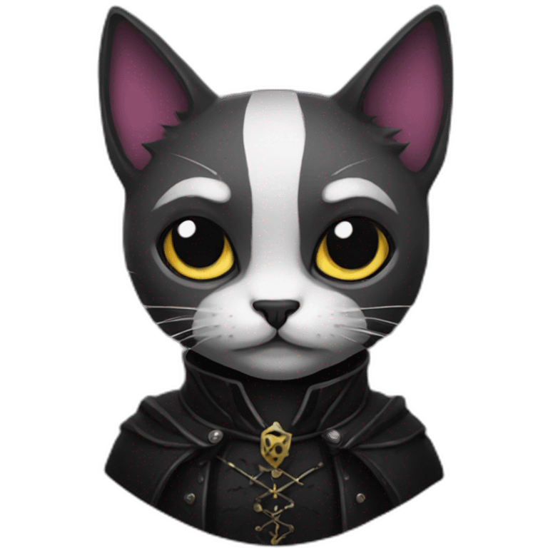 gothic cat emoji