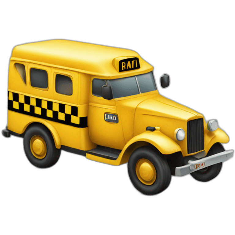 taxi truck mobile storage emoji