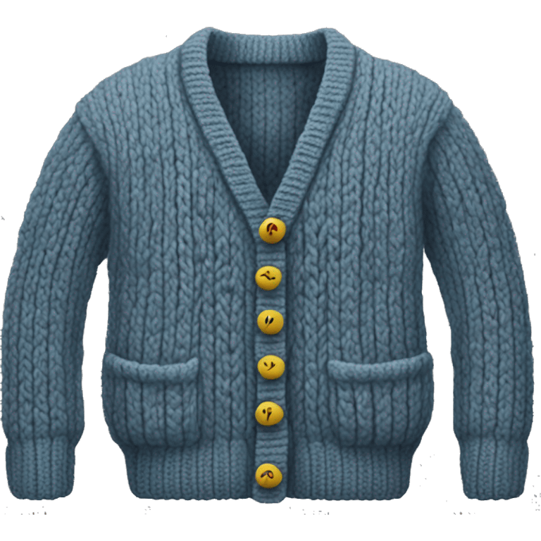 Knitted wool cardigan  emoji