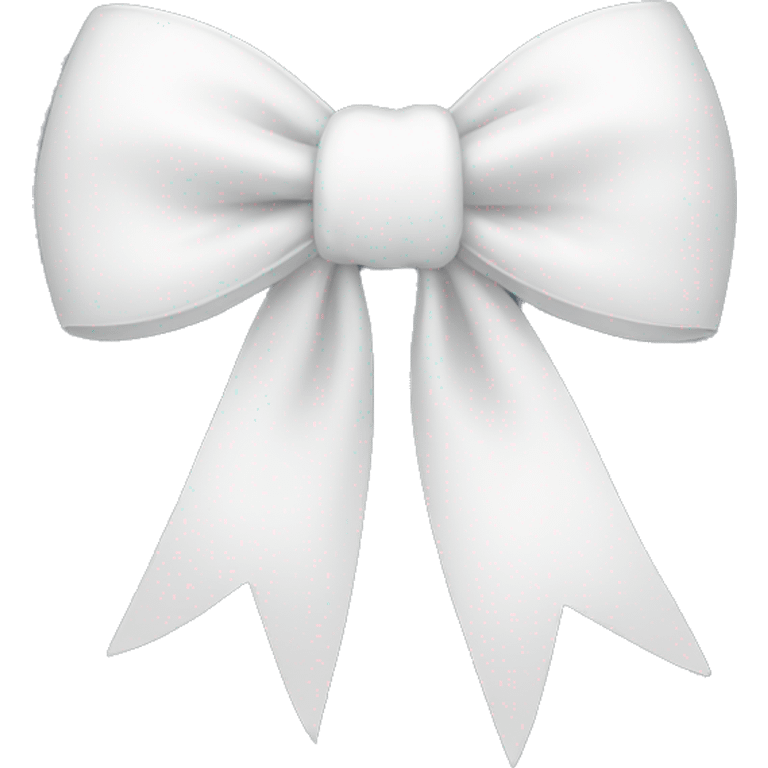 white bow emoji