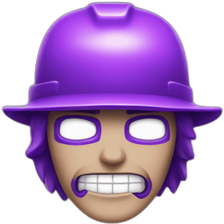 cool and 2D purple high voltage emoji