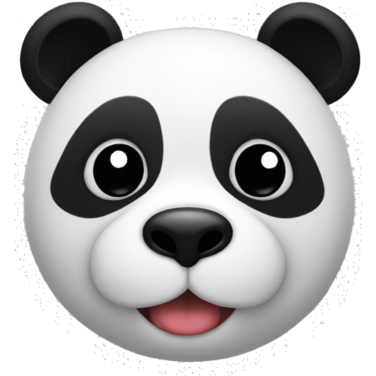 Kissing panda  emoji