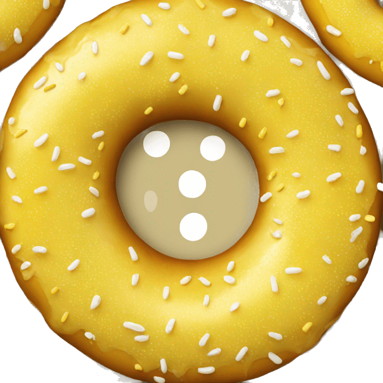 yellow donut emoji