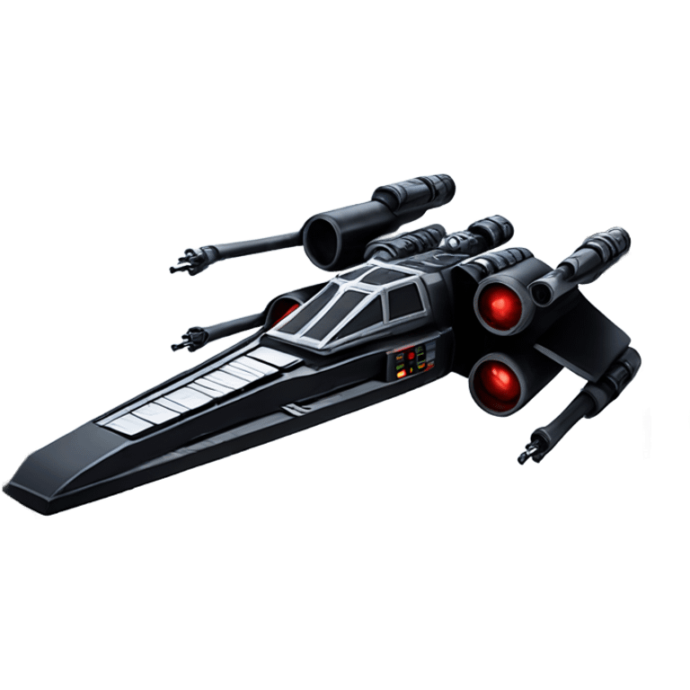 Darth Vader in an x wing fighter  emoji