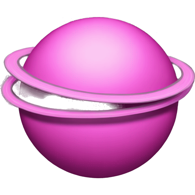 Pink Saturn  emoji