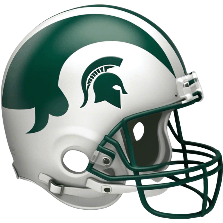 Michigan state spartians helmet emoji