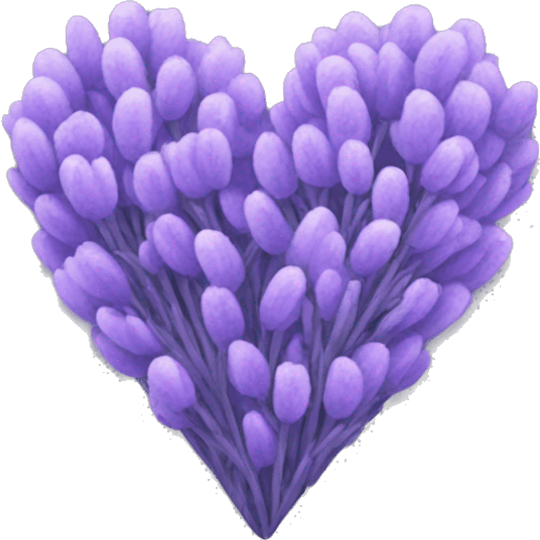 Lavender heart  emoji