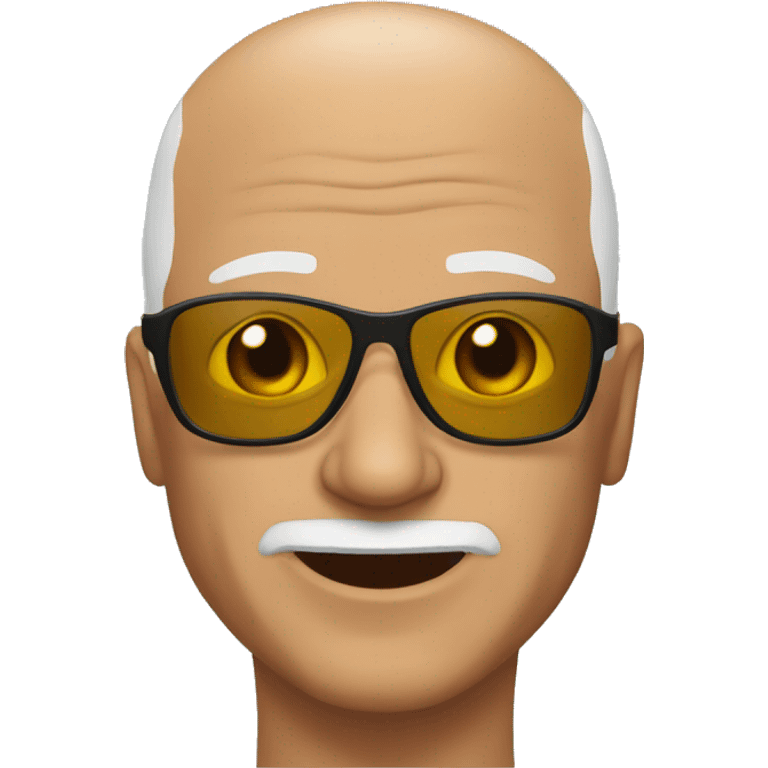 65yo man tennis bald sunglasses  emoji