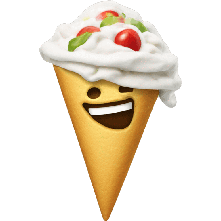 Ice cream taco tequila  emoji