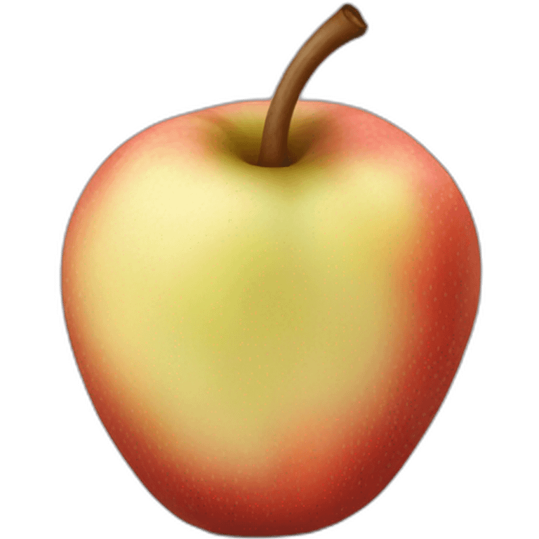 Pomme trognon fini emoji