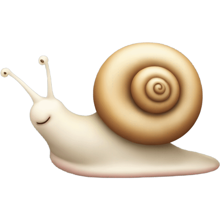 Sleepy snail emoji