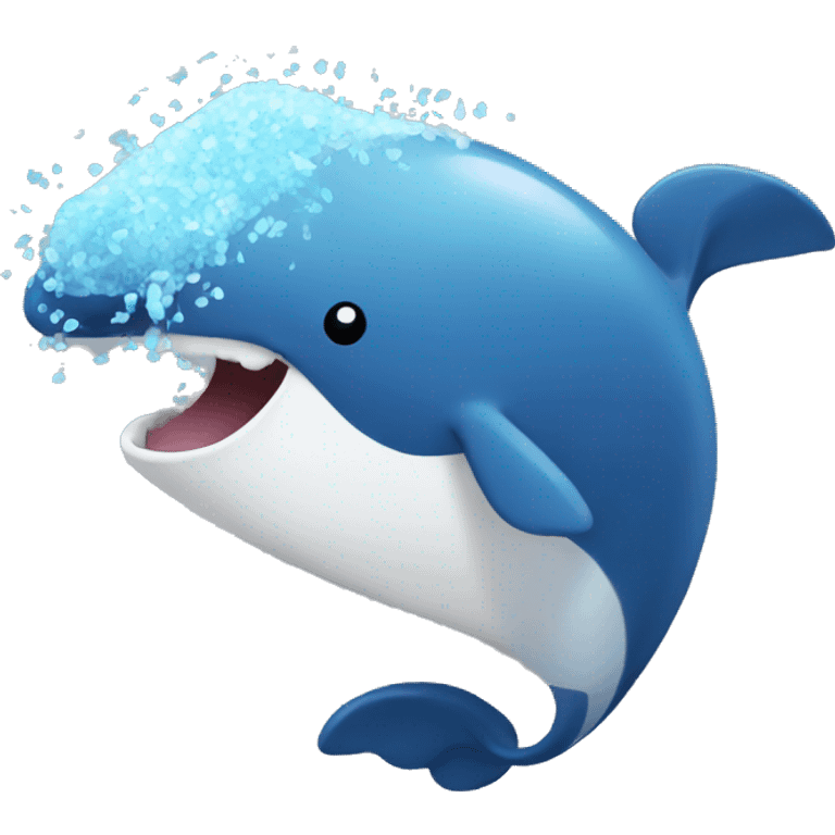 whale blowing onfetti emoji