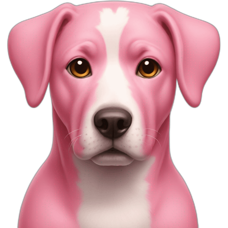 pink-dog-face emoji