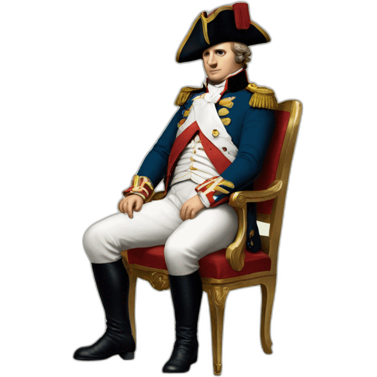 Napoleon sitting emoji