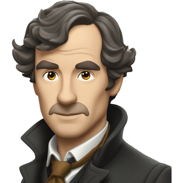 Sherlock Holmes and Watson emoji