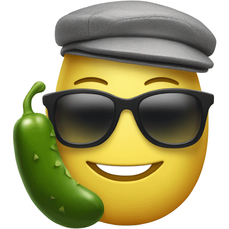 cool pickle emoji