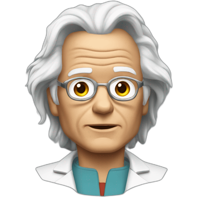 Doc brown Marty mcfly emoji