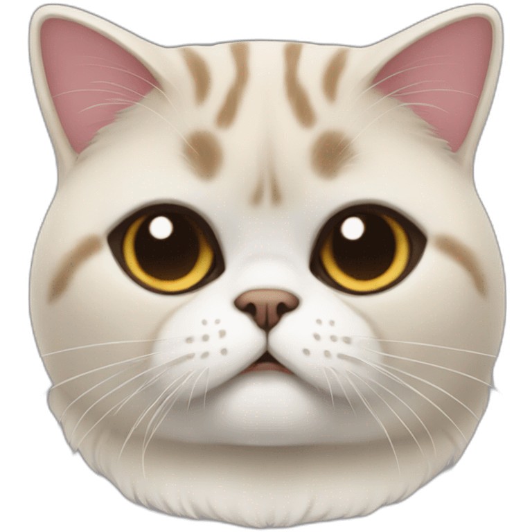 Exotic shorthair cat  emoji