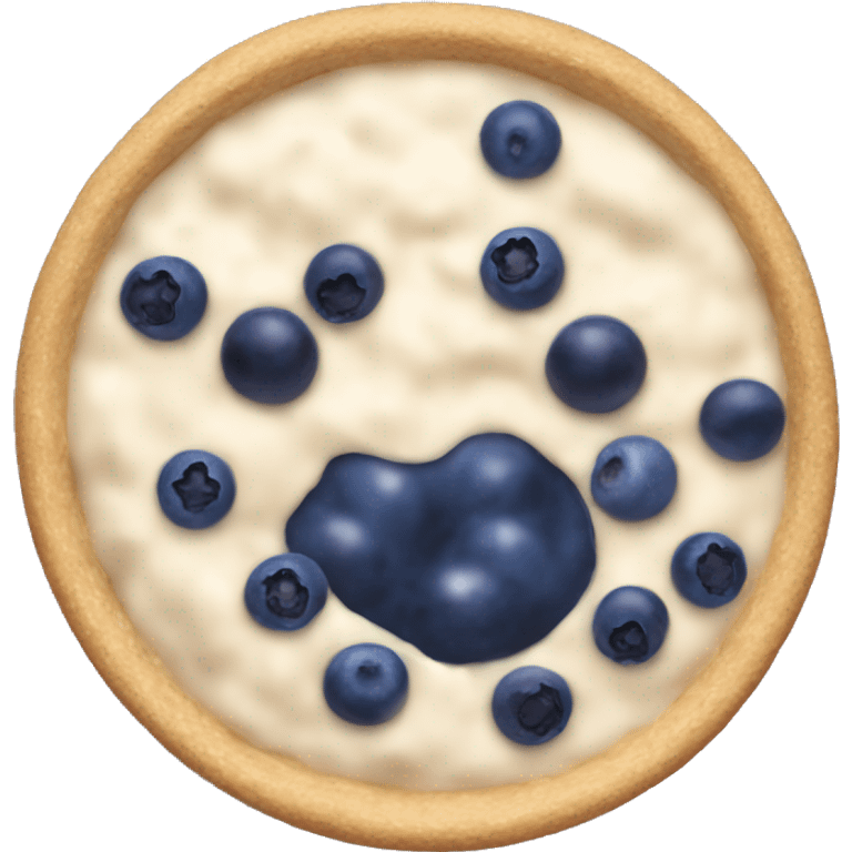 blueberry oatmeal emoji