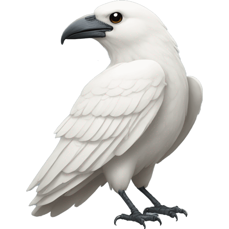 white crow emoji