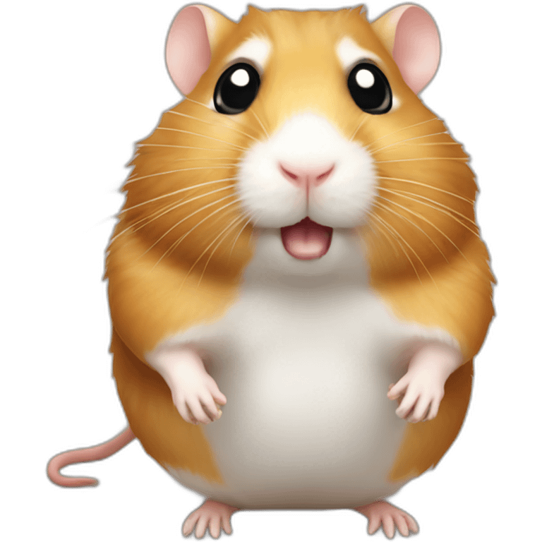 Hamster avec un monocle emoji