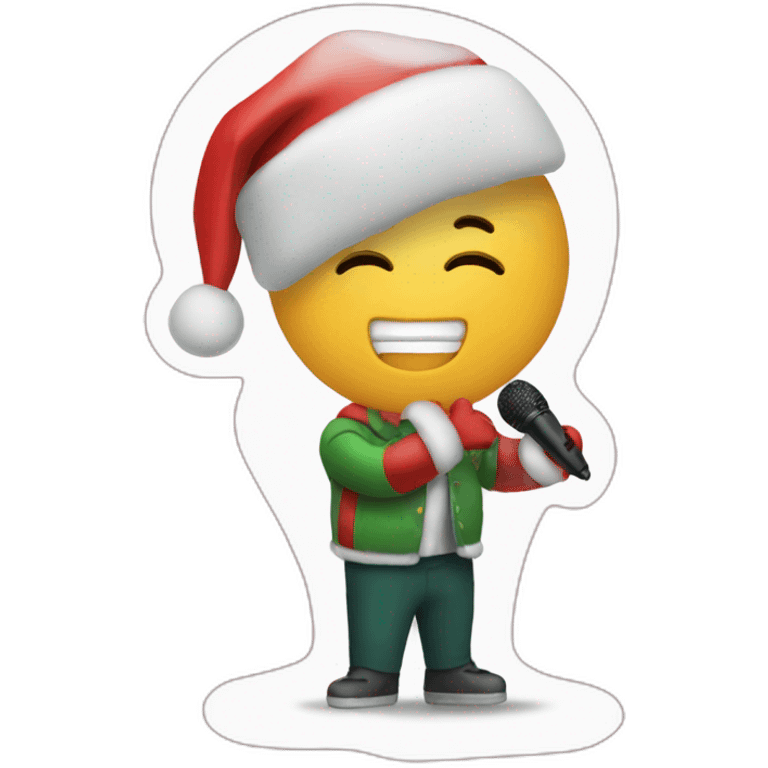 karaoke christmas emoji