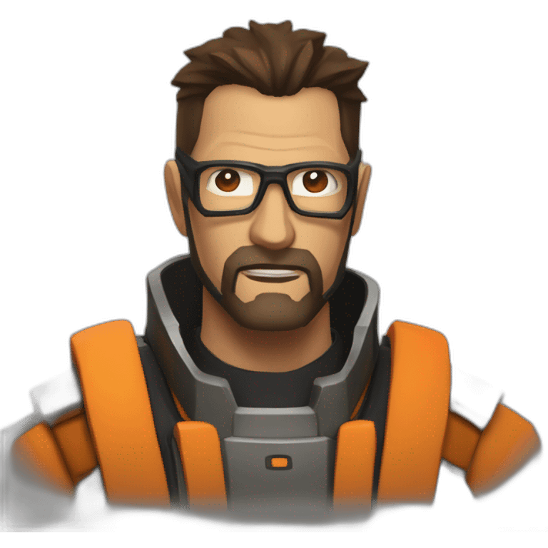 Ussop as gordon freeman emoji