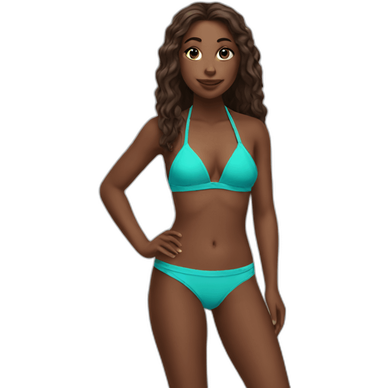 Girl bikini emoji