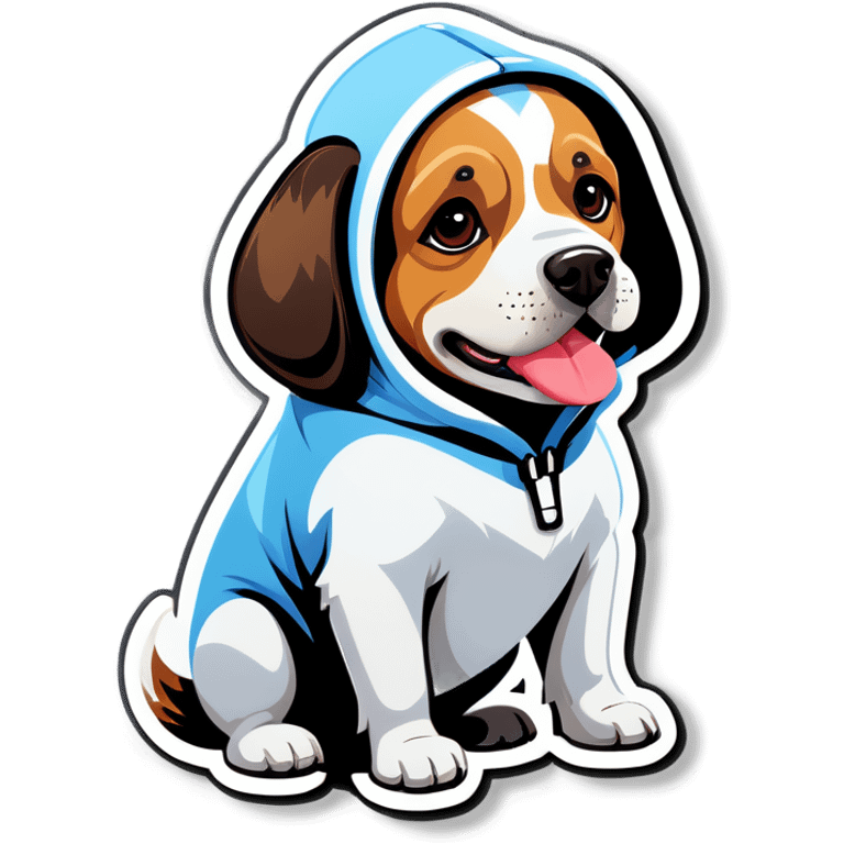 Dog hoodie  emoji