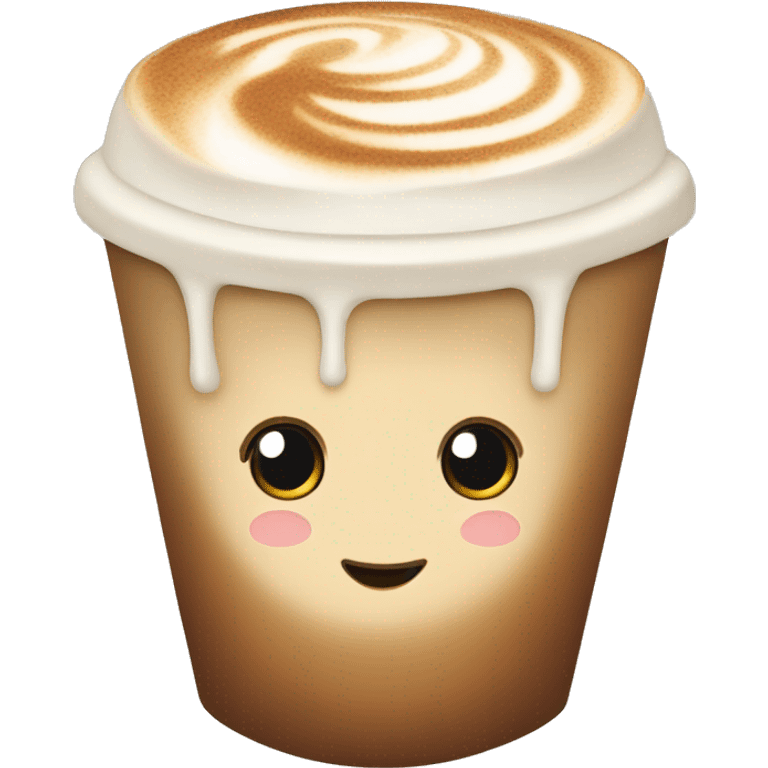 Vanilla latte  emoji