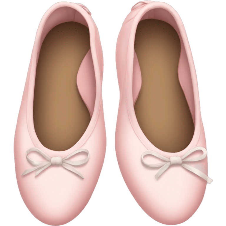 Pale pink ballet shoes emoji