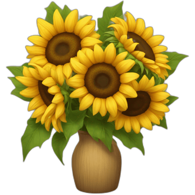 Bouquet of sunflowers emoji