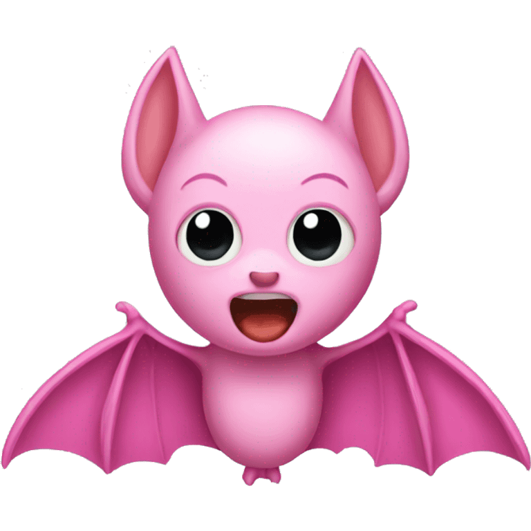 Pink bat emoji