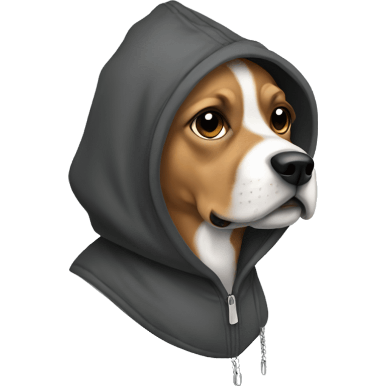 dog wear hoodie  emoji