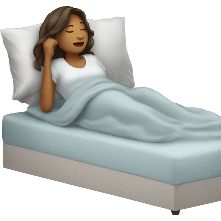 woman waking up emoji