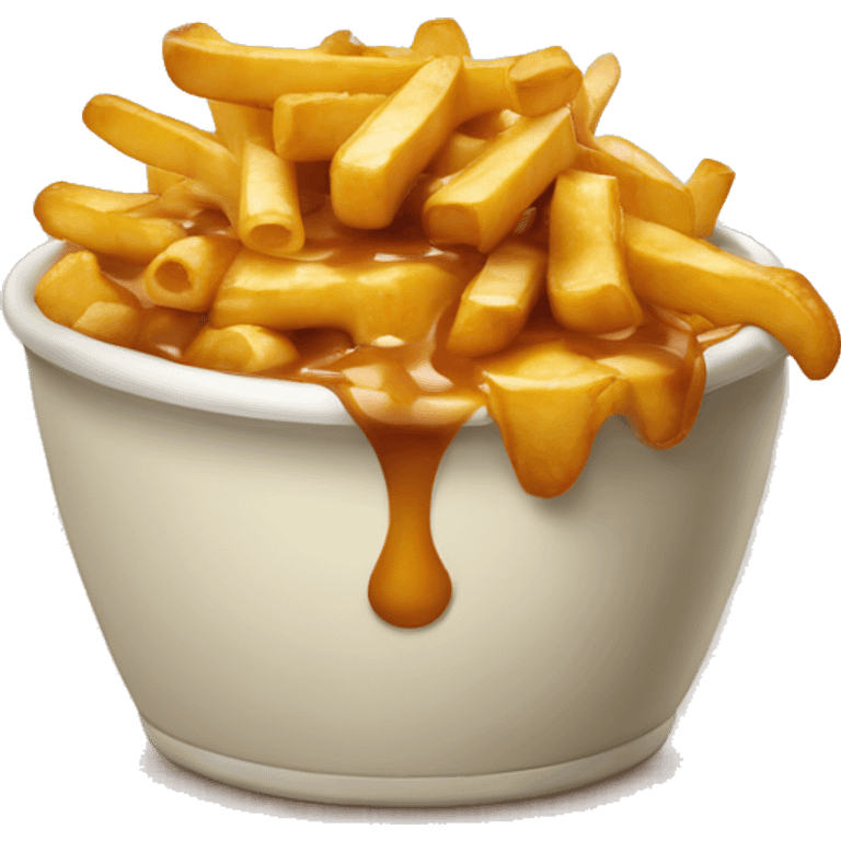 Poutine qui mange du poutine  emoji