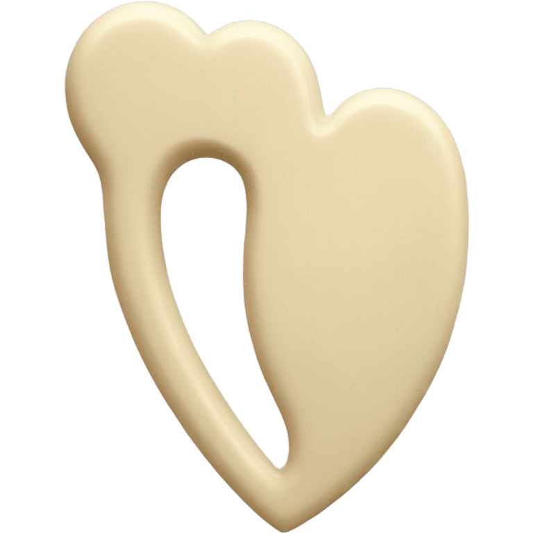 heart shaped gua sha massager emoji