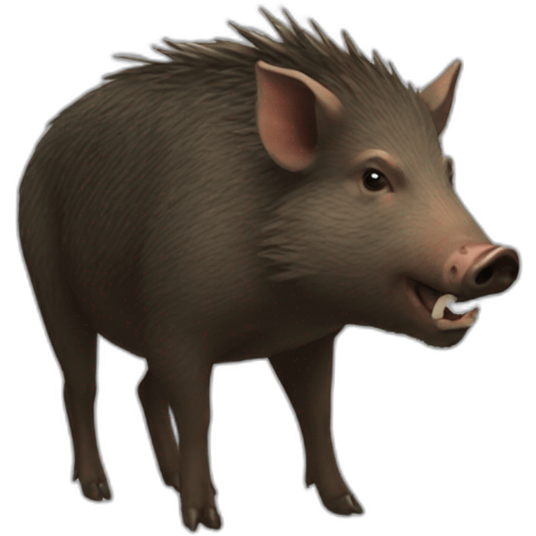 kill wild boar emoji