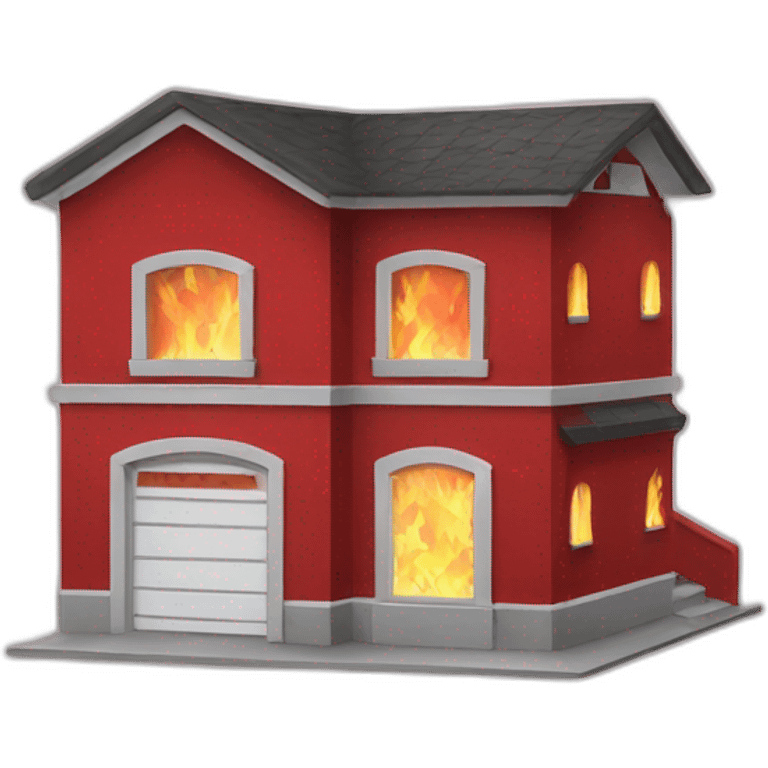 Fire house emoji