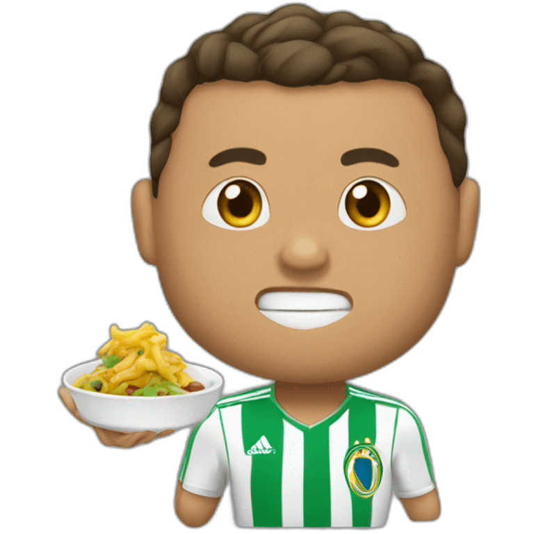 Ronaldo qui mange du mafé emoji