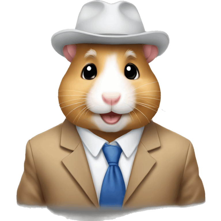 Hamster stock trader emoji