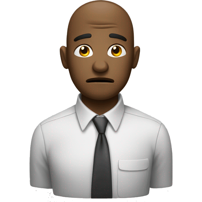 overworked office worker emoji