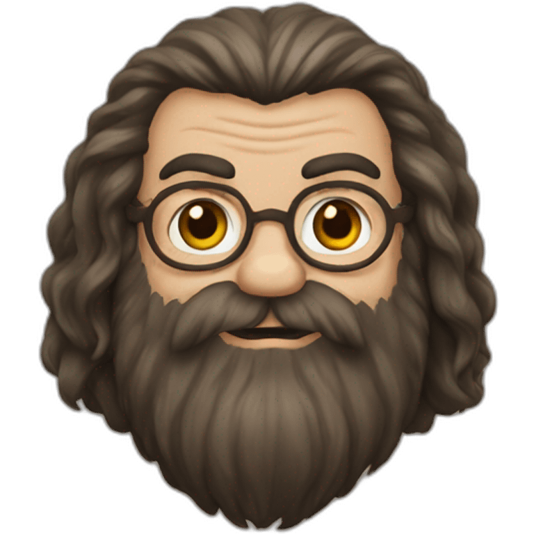 hagrid in harry potter emoji