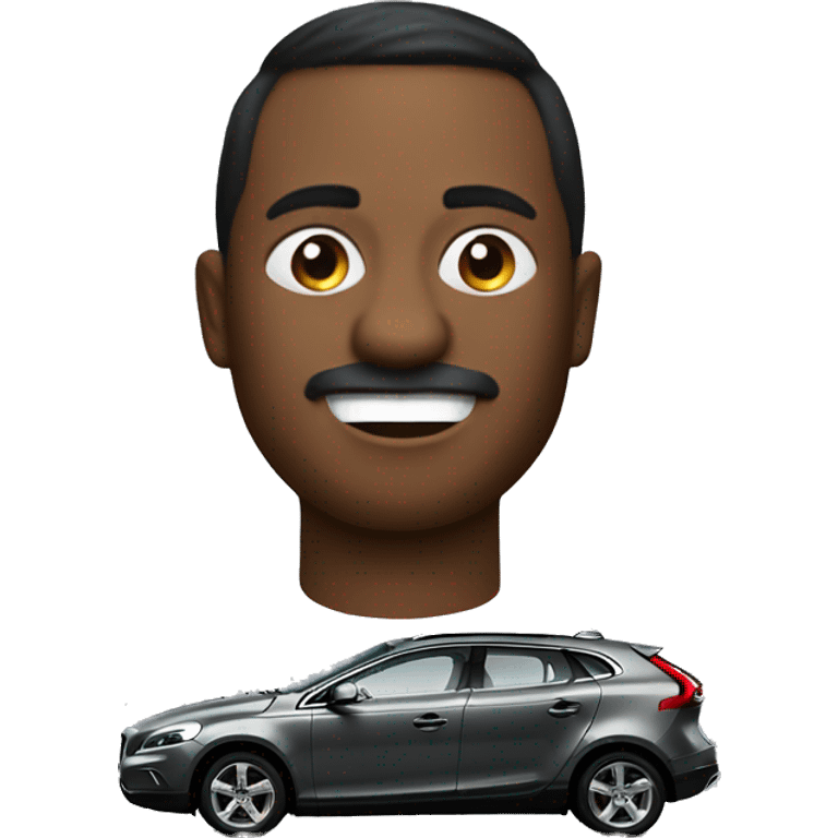 Black volvo v40 emoji