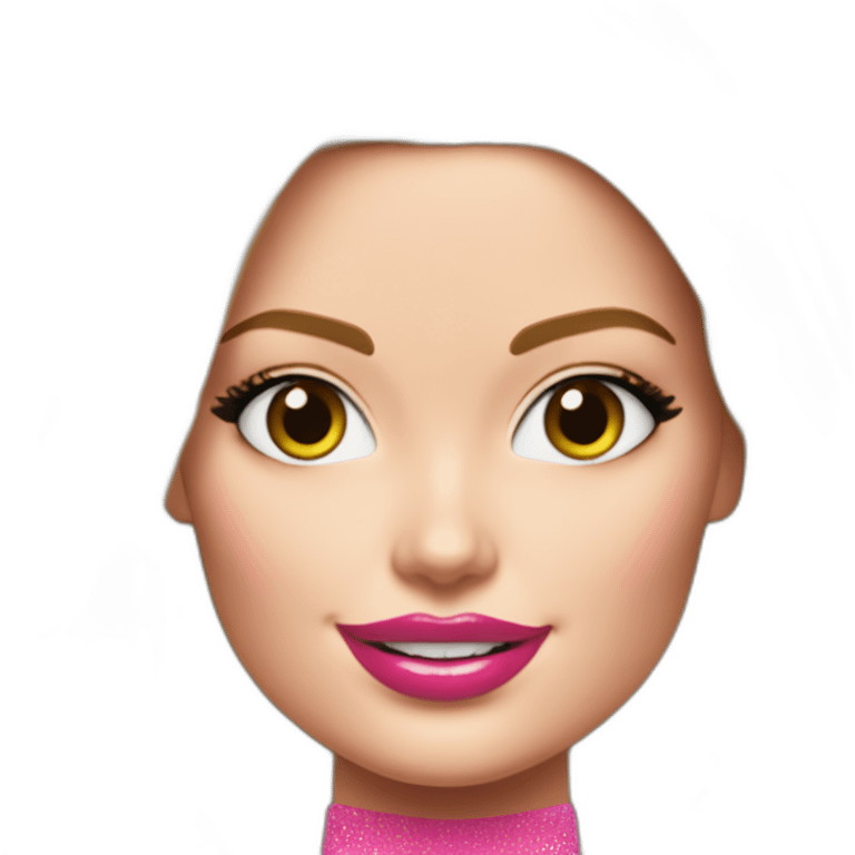 margot robbie as barbie emoji