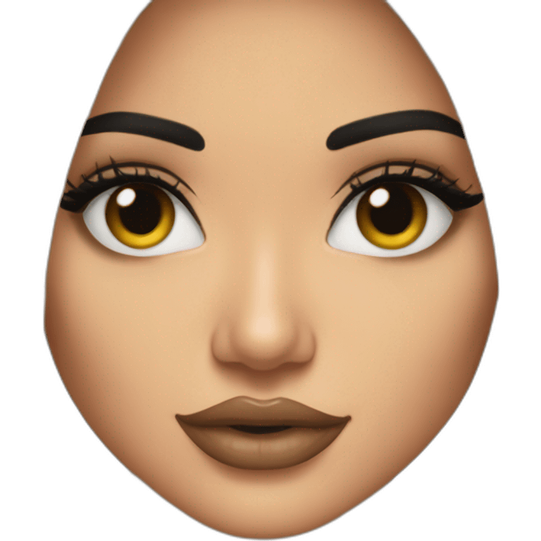 Kylie Jenner face  emoji